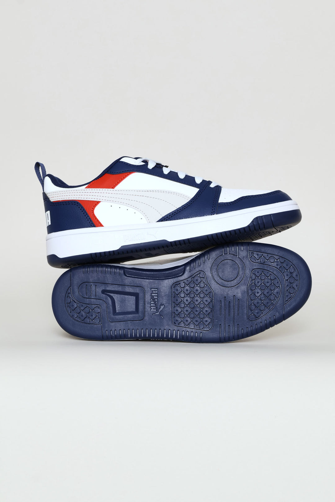 Boys Rebound V6 Lo Jr Sneaker - Blue/Red