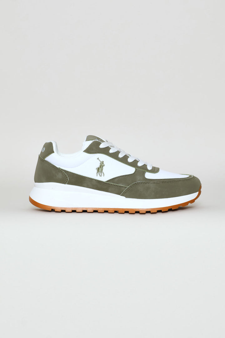 Basic Runner Sneaker - Olive