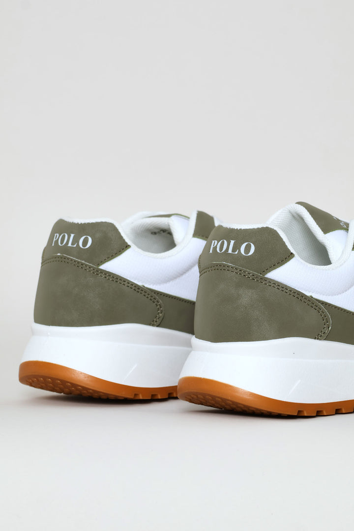 Basic Runner Sneaker - Olive