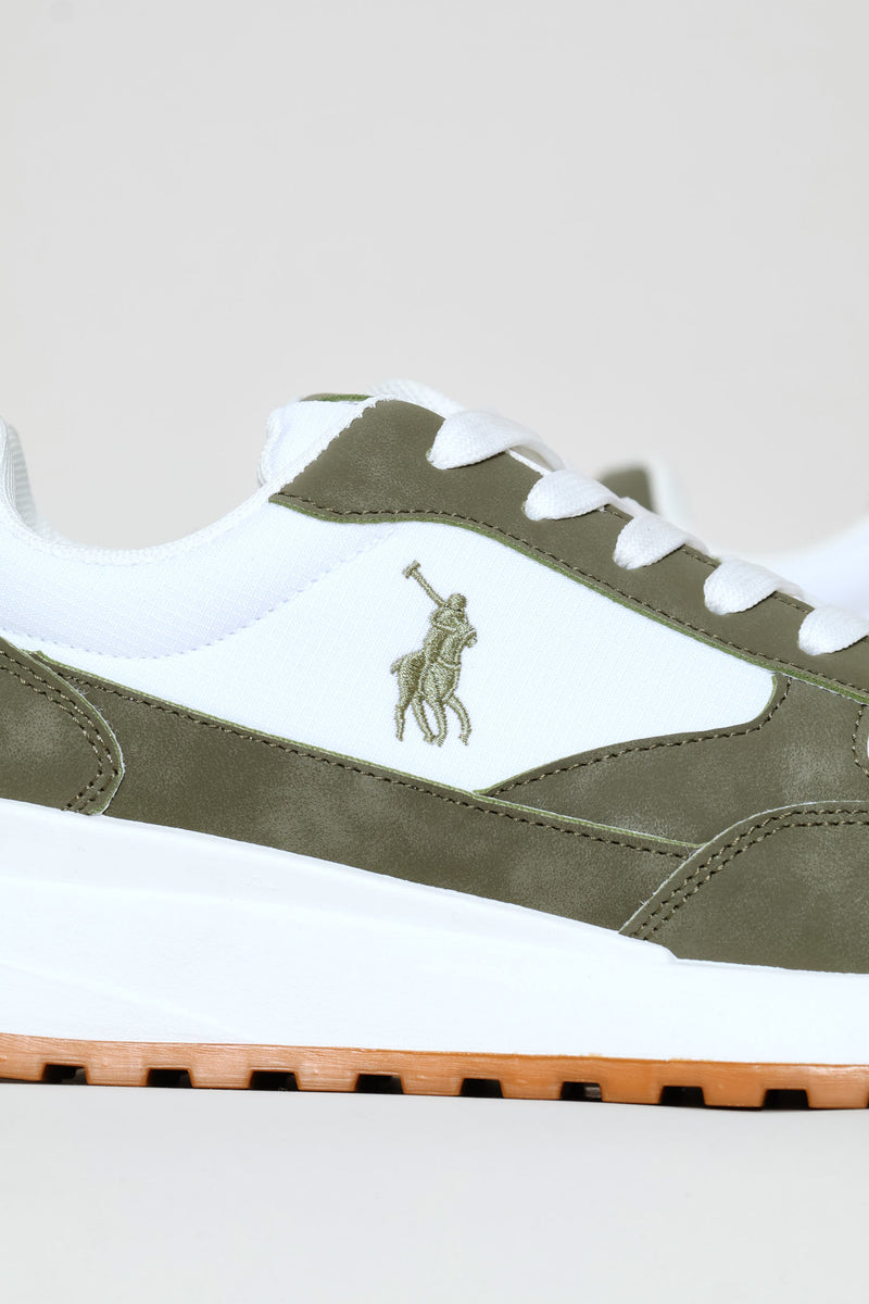 Basic Runner Sneaker - Olive
