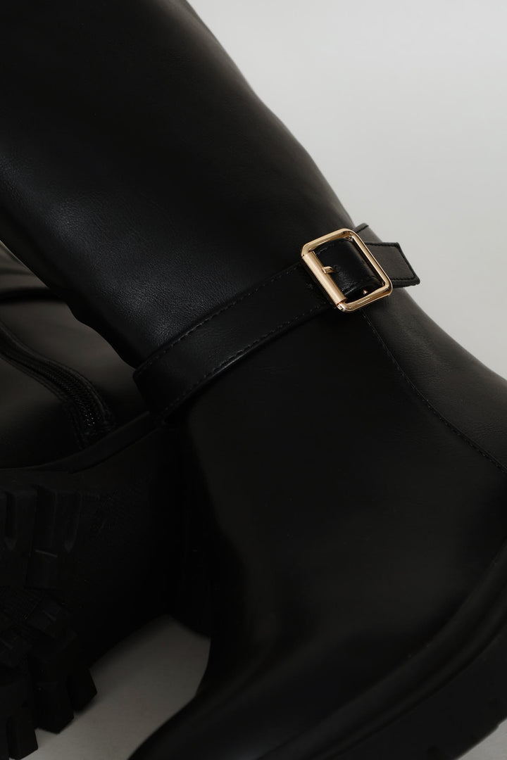 Cuff Boot - Black