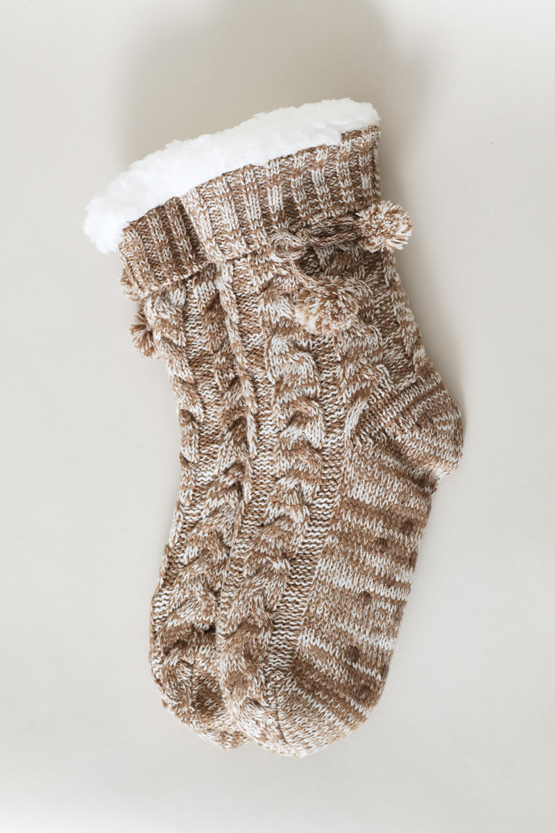 Winter Bed Sock - Neutral
