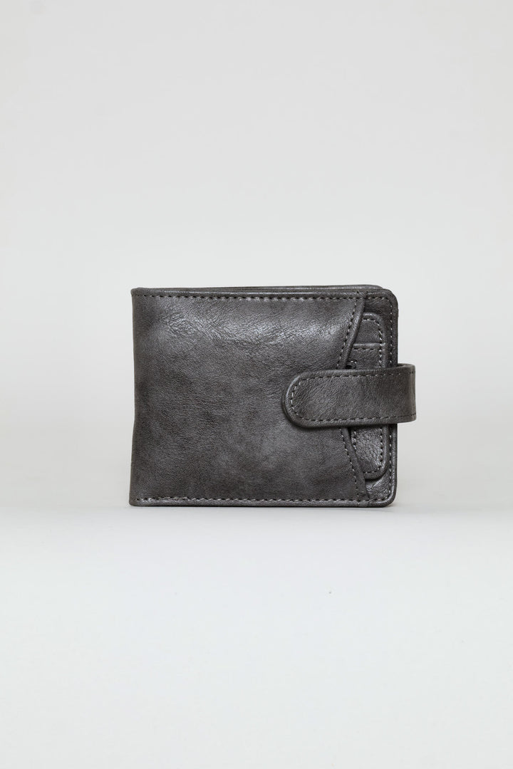 Bill Fold With Removable Cardholder Wallet - Charcoal