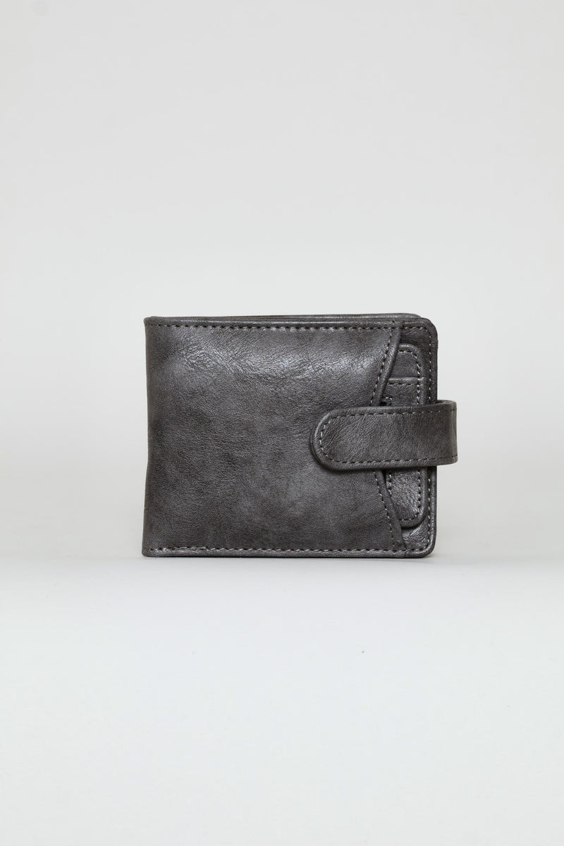 Bill Fold With Removable Cardholder Wallet - Charcoal