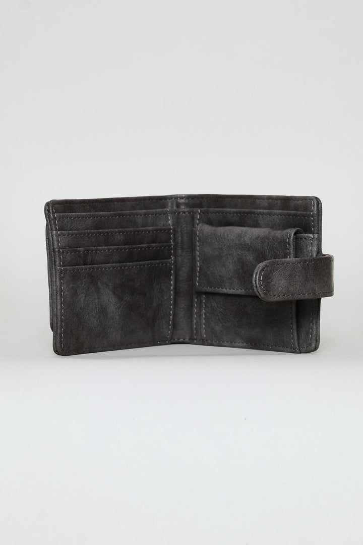 Bill Fold With Removable Cardholder Wallet - Charcoal