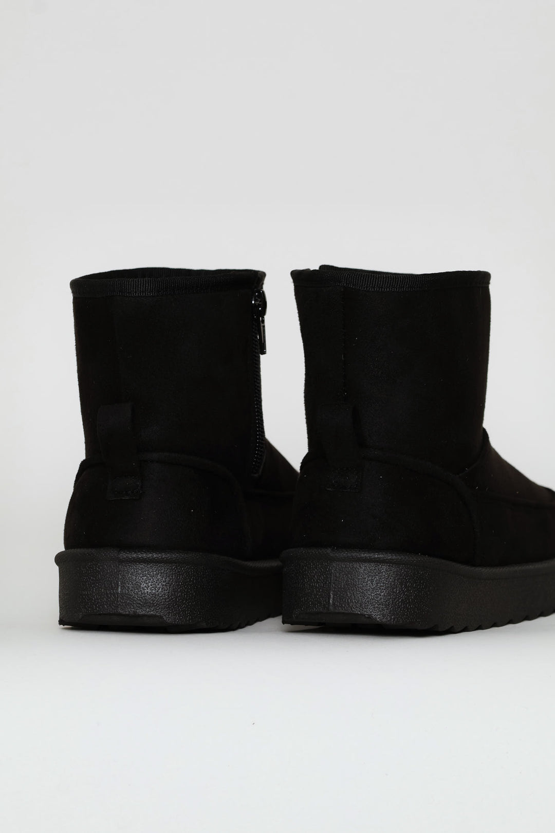 Girls Mid Slipper Boot - Black