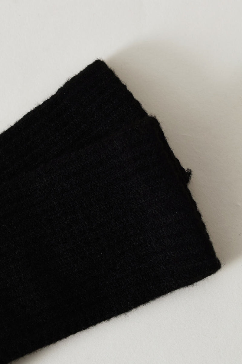 Longer Length Gloves - Black