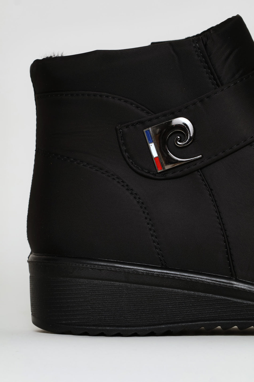 Nylon Logo Boot - Black