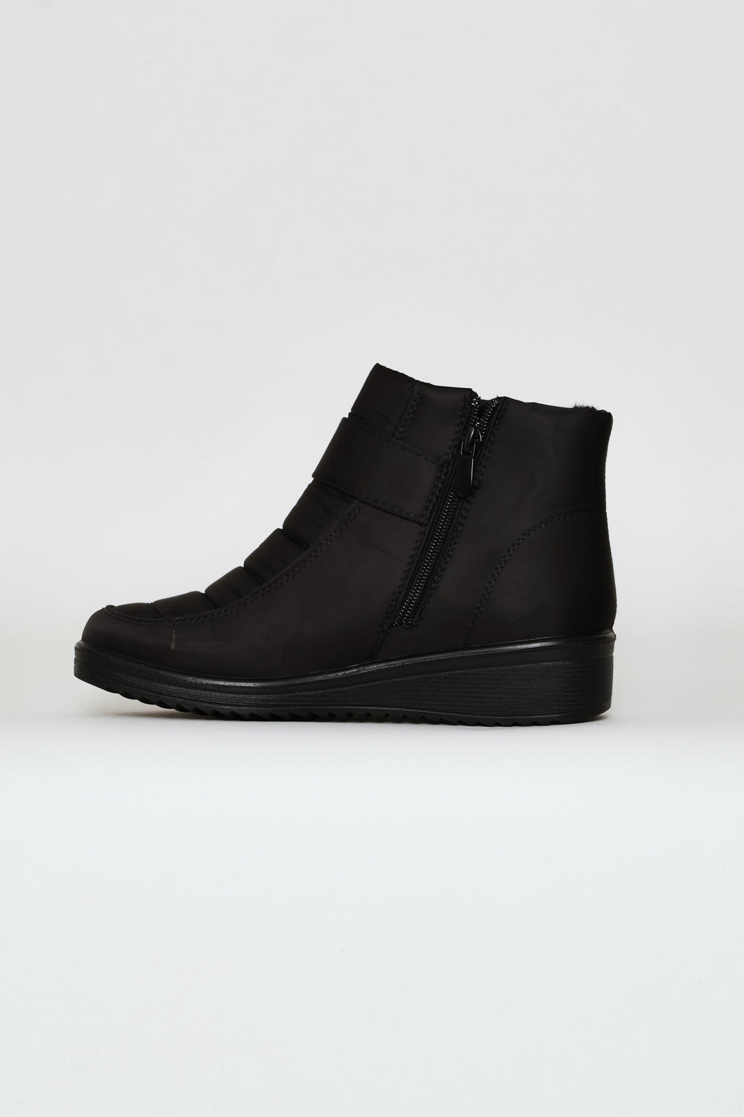 Nylon Logo Boot - Black