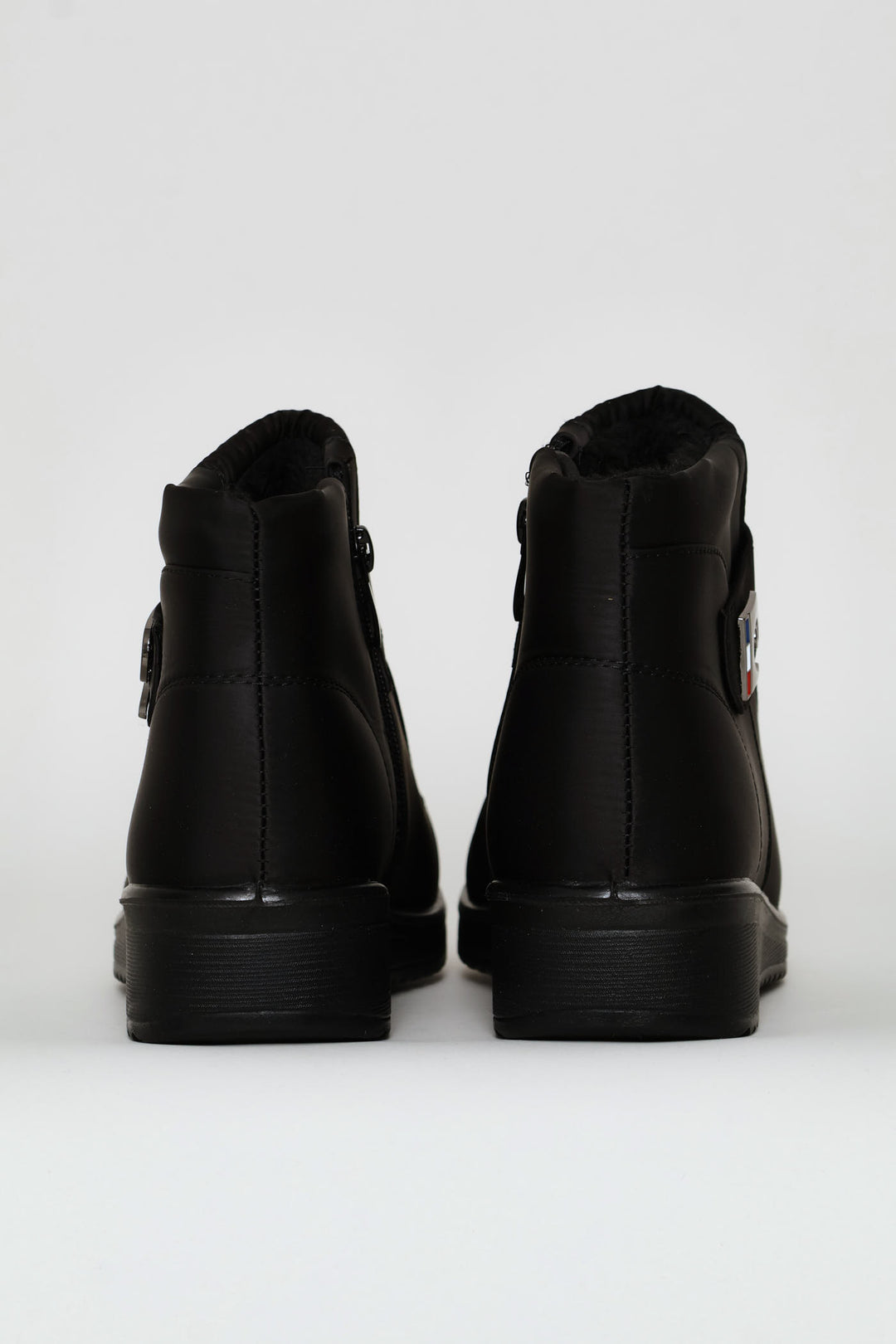 Nylon Logo Boot - Black