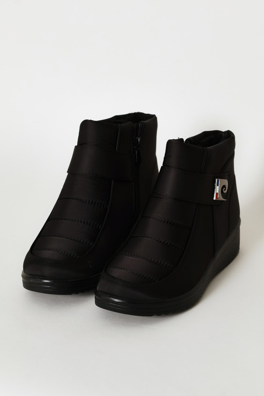 Nylon Logo Boot - Black