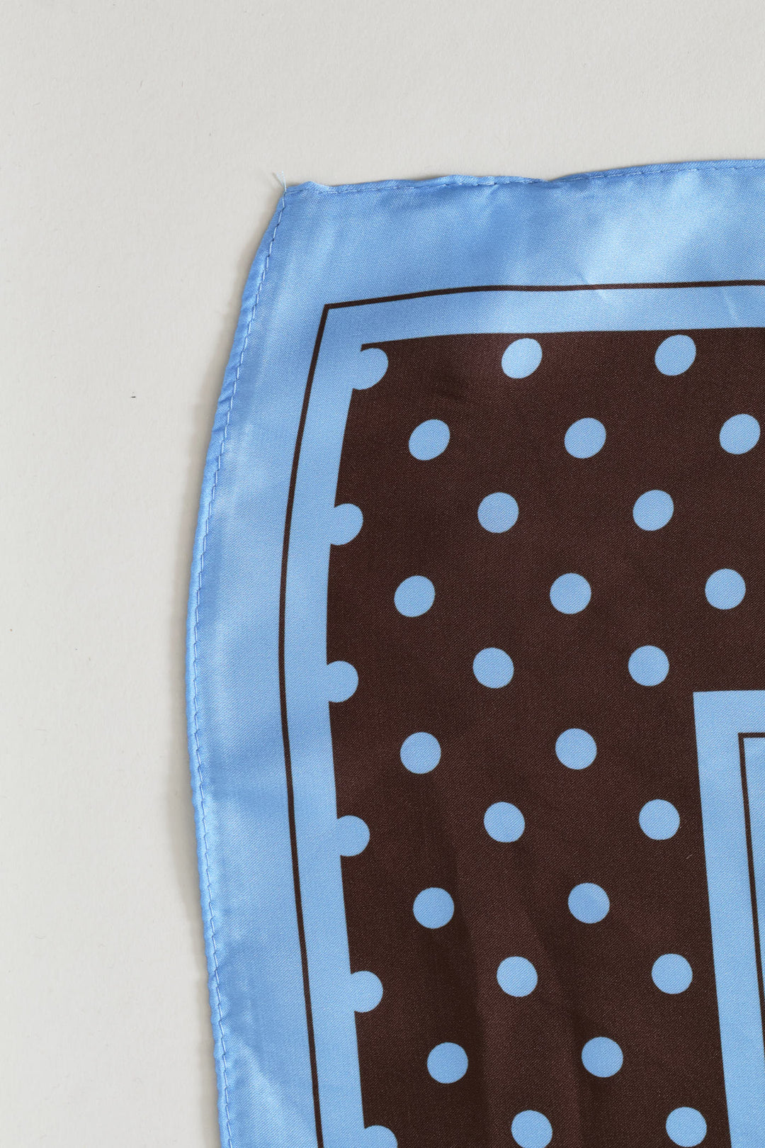 Ladies Silk Touch Mocha Mist Neckerchief - Chocolate