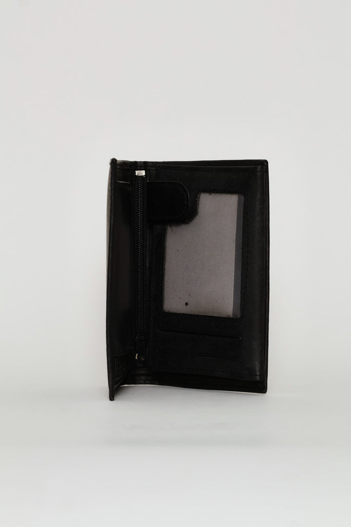 Leather Wallet- Black