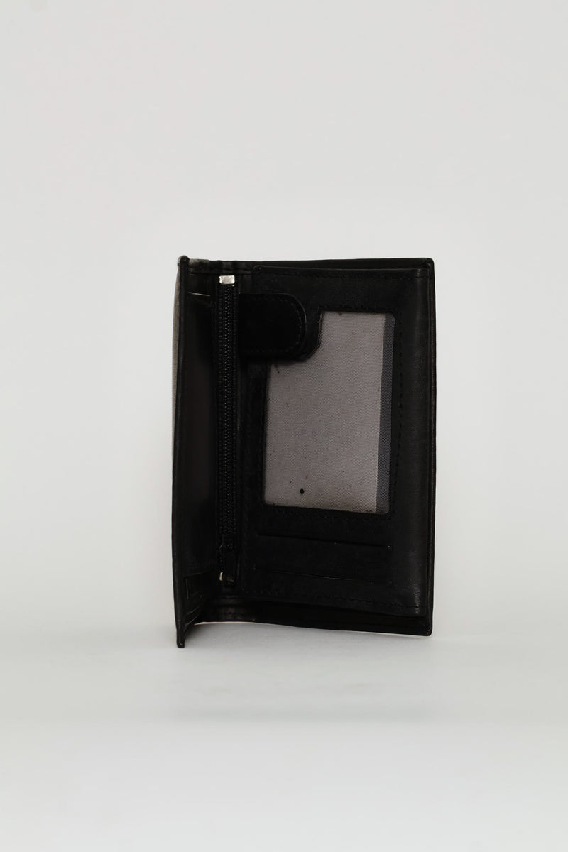 Leather Wallet- Black