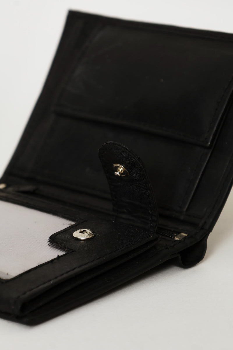 Leather Wallet- Black