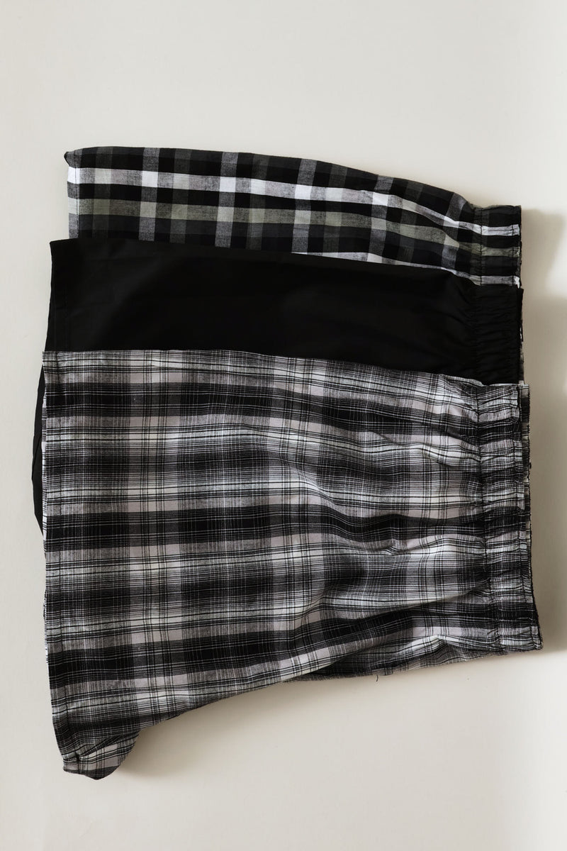 3 Pack Value Boxers - Black