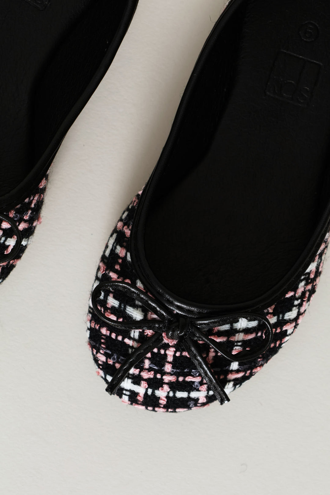 Pre-Girls Tweed Pump - Black