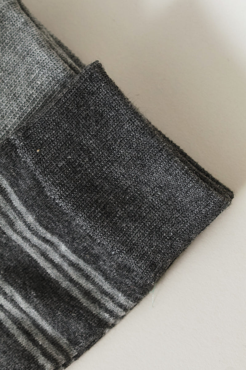 5 Pack Fashion Anklet Socks - Black/Grey