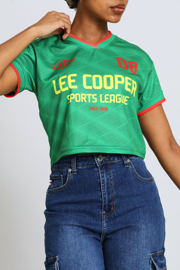 Cropped T-Shirt - Green