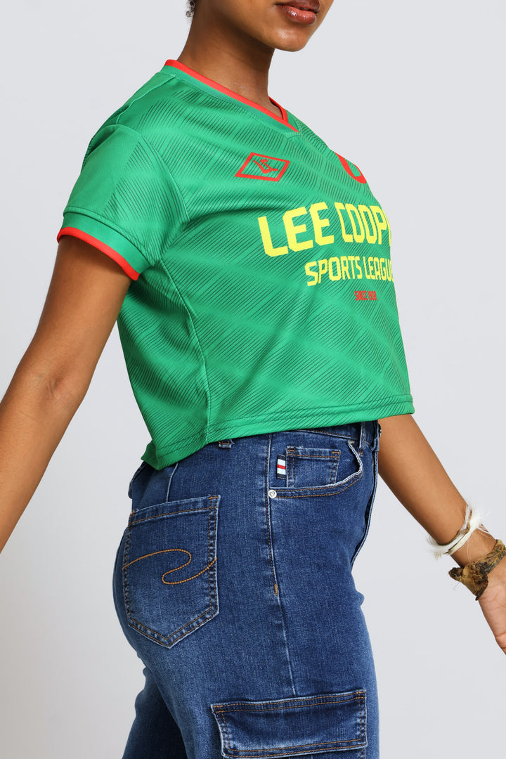 Cropped T-Shirt - Green