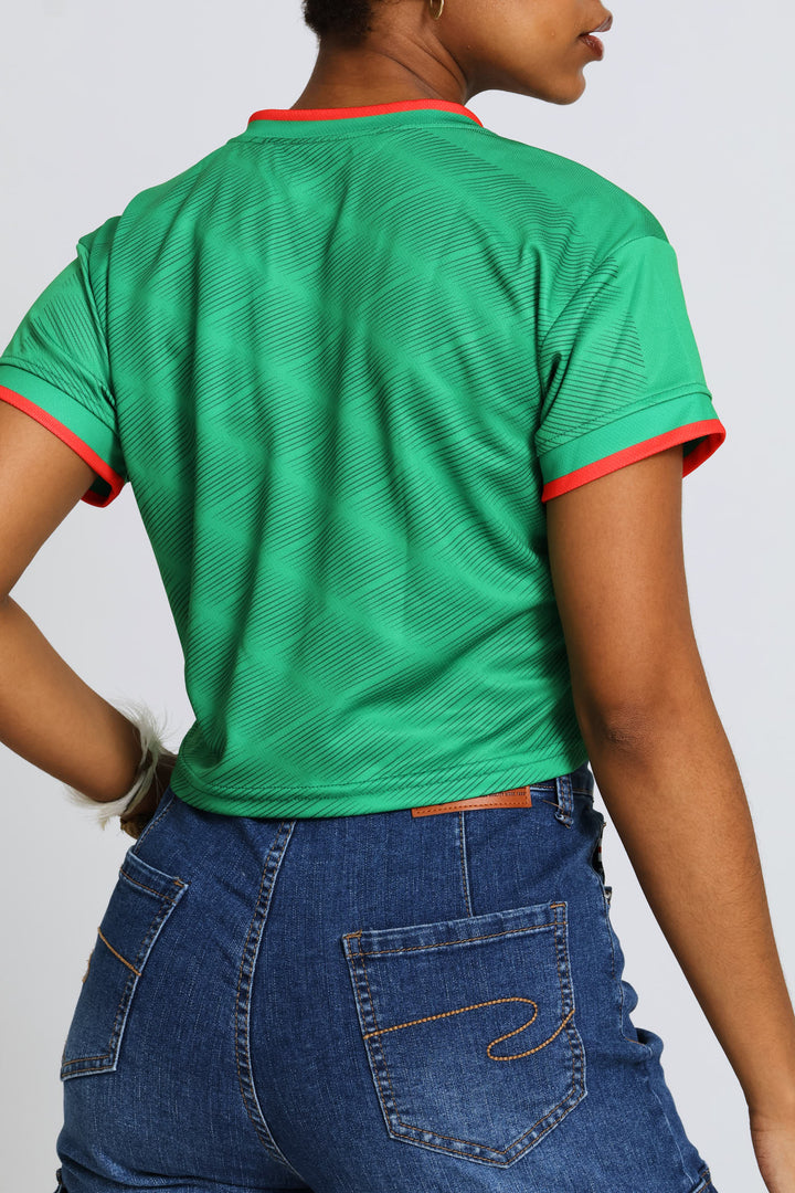 Cropped T-Shirt - Green