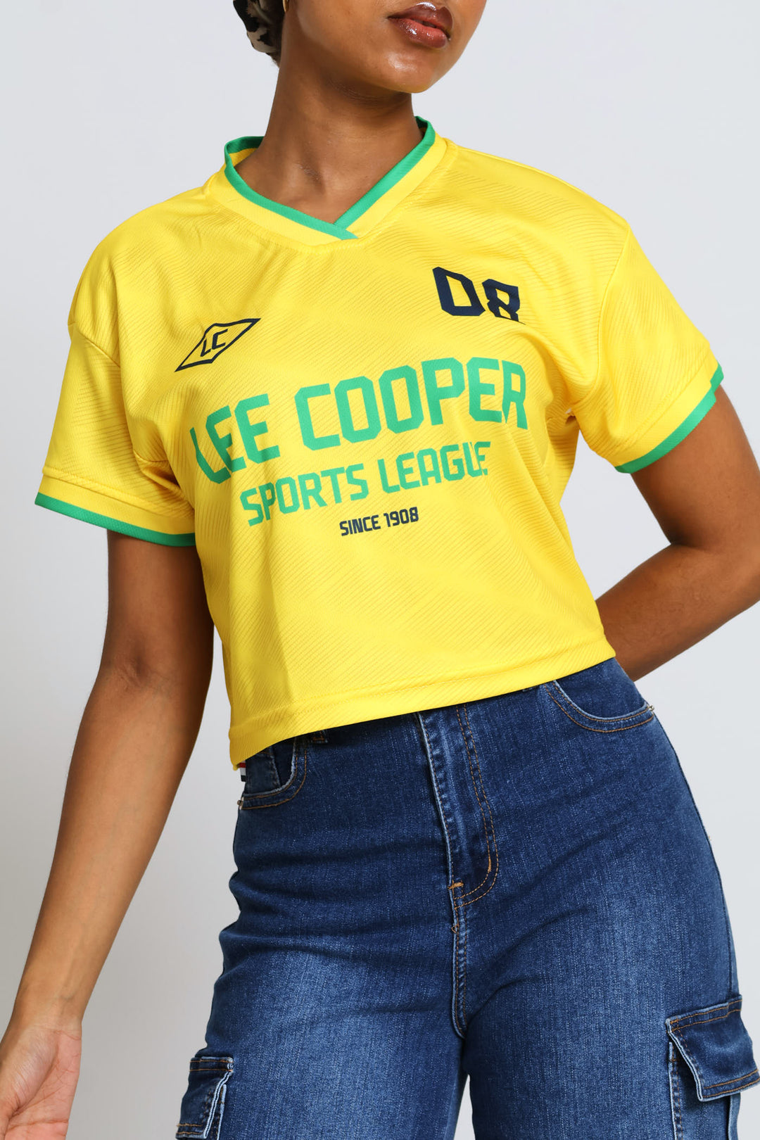 Cropped T-Shirt - Yellow