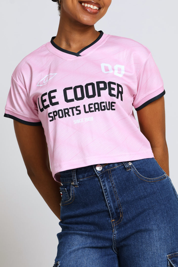 Cropped T-Shirt - Pink