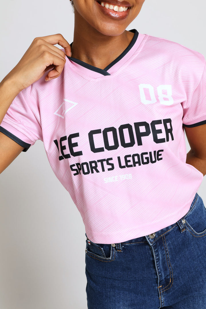 Cropped T-Shirt - Pink