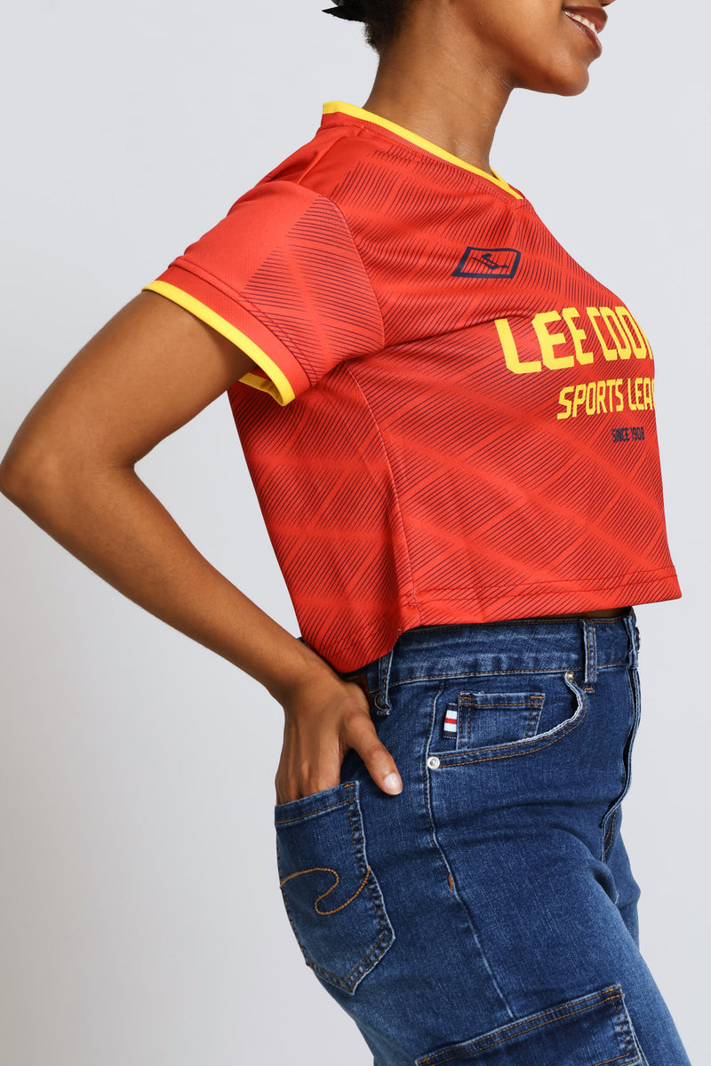 Cropped T-Shirt - Red