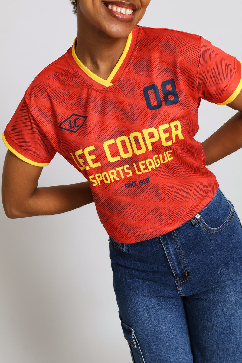 Cropped T-Shirt - Red