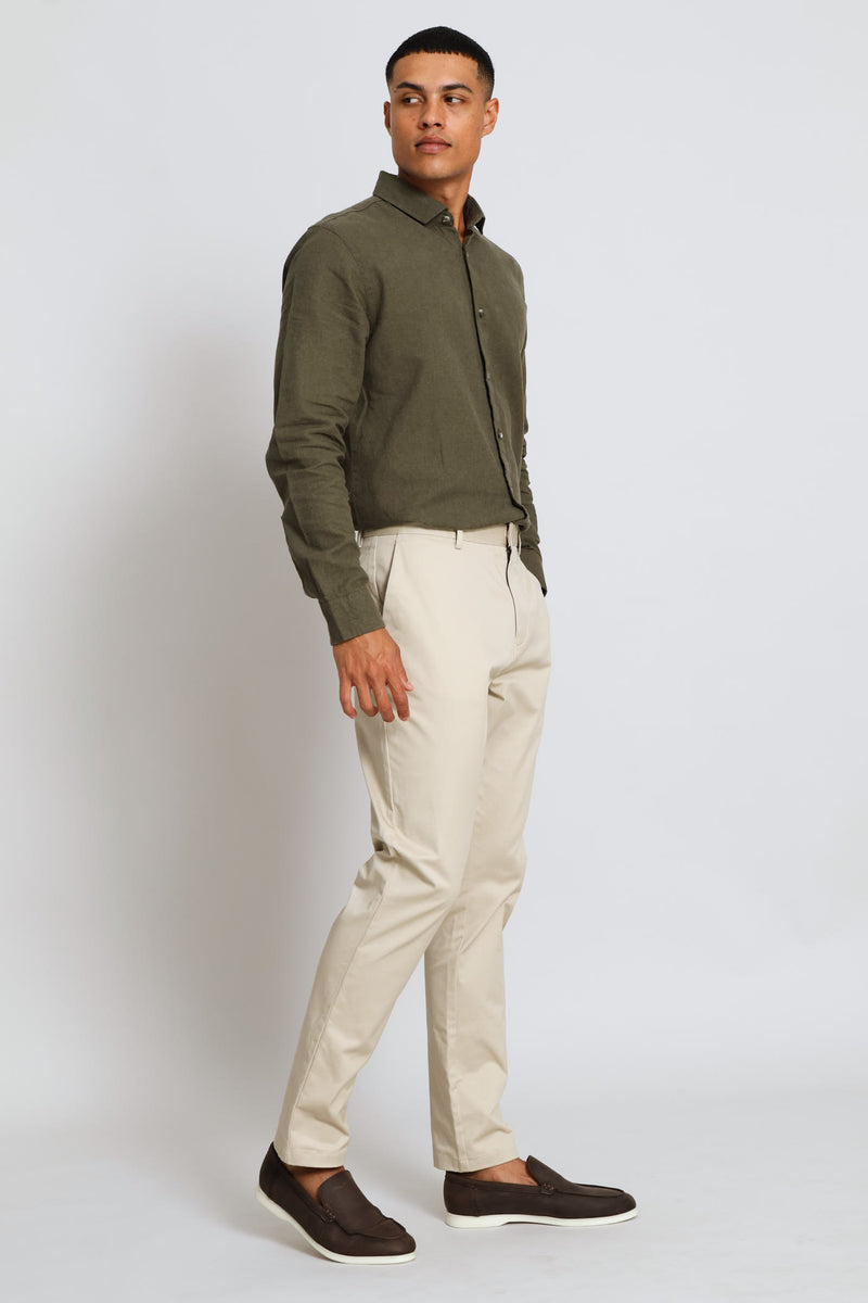 Slim Smart Chino - Stone