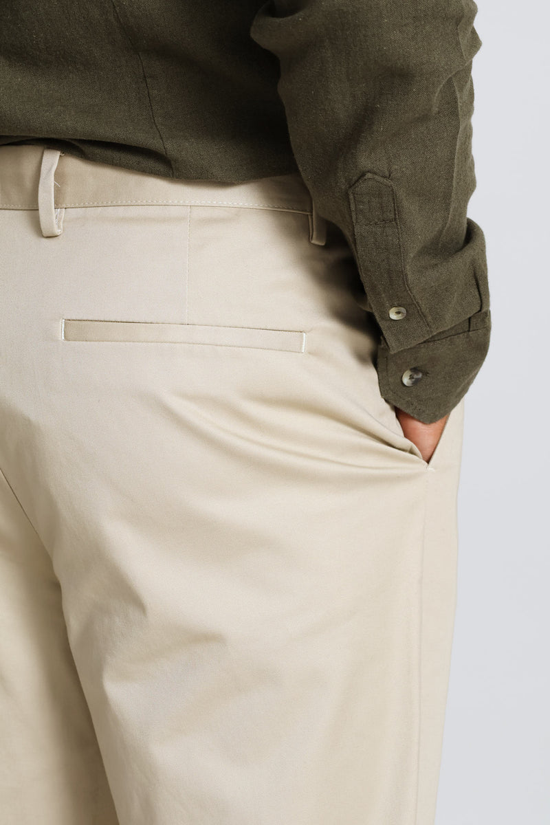 Slim Smart Chino - Stone