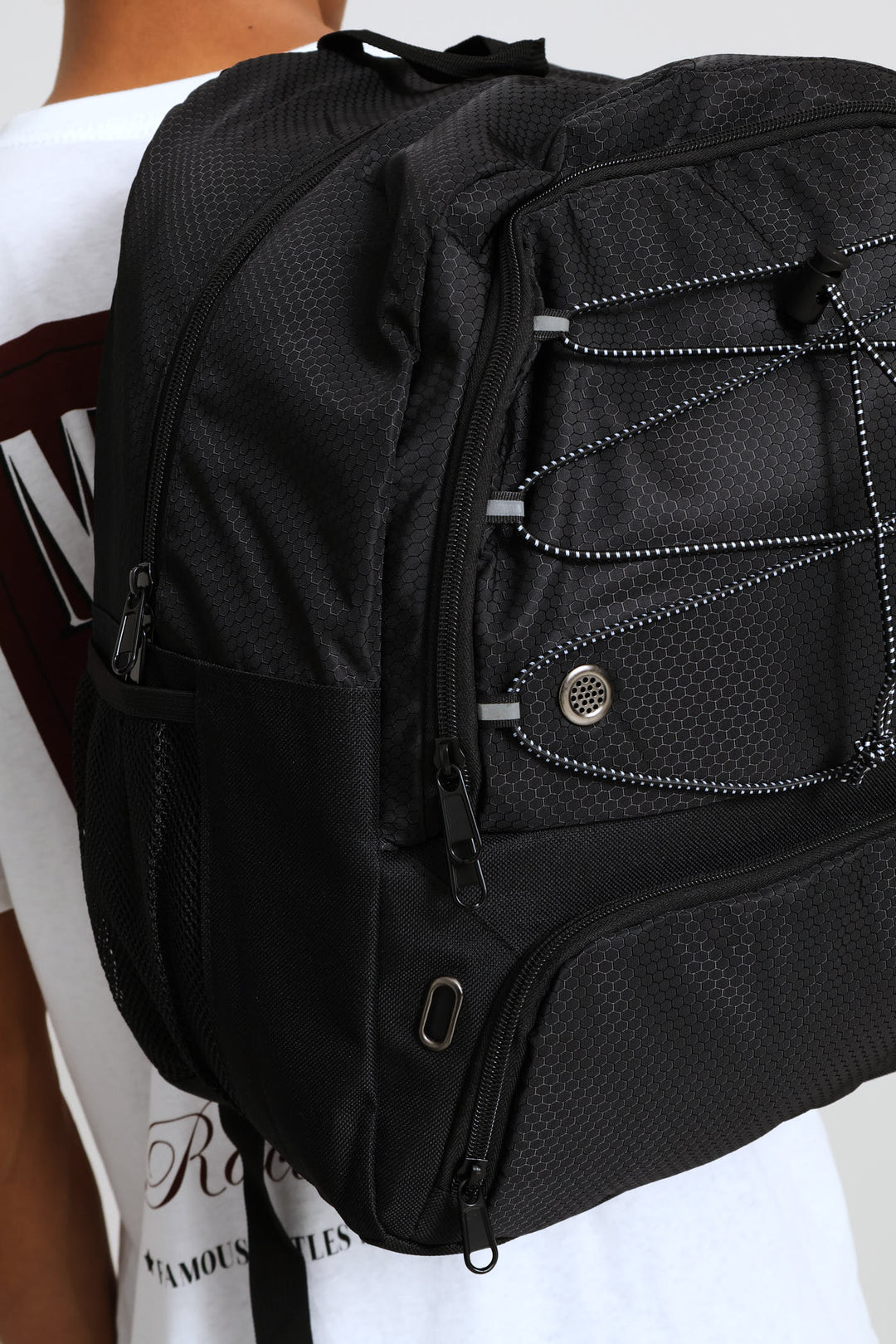 Drawstring Backpack - Black