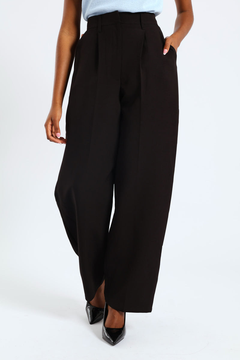 Release Pleat Wide Leg Pant - Black