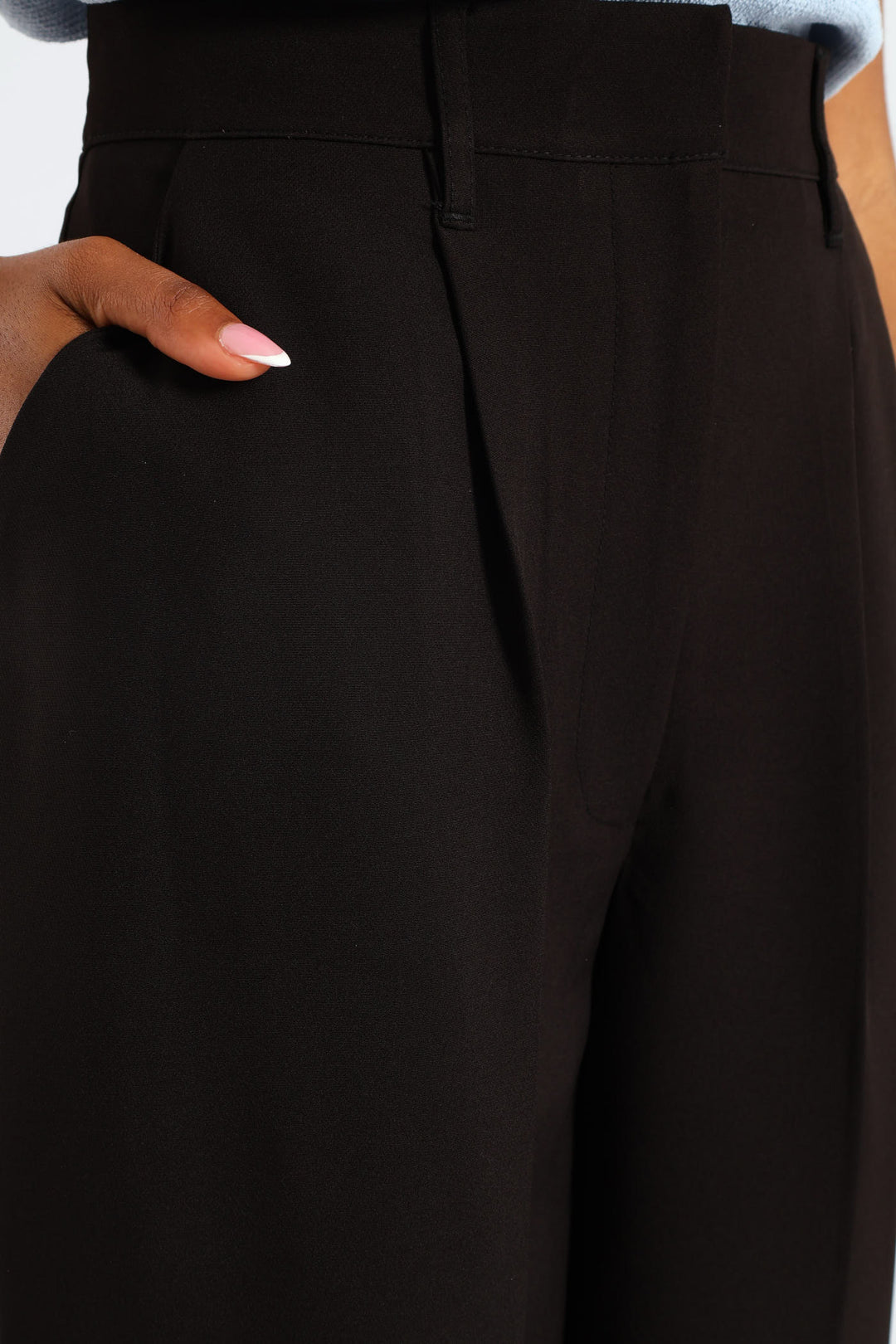 Release Pleat Wide Leg Pant - Black