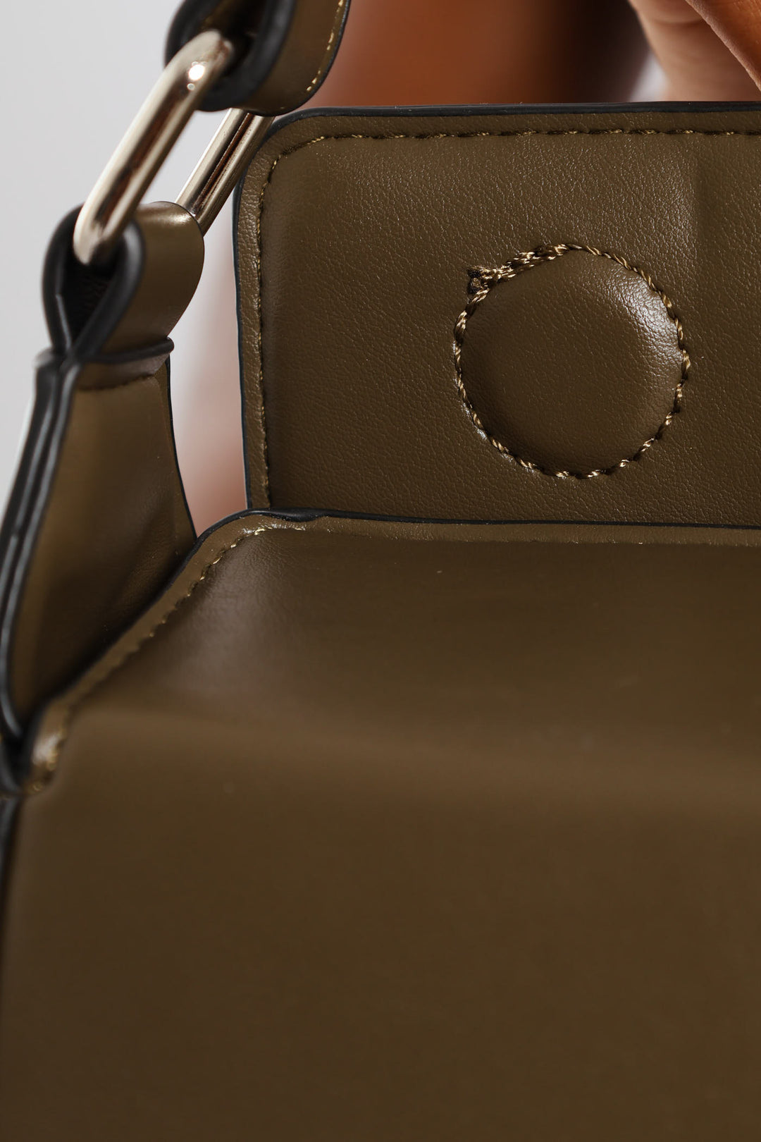 Magnetic Closure Shoulder Bag - Fatigue