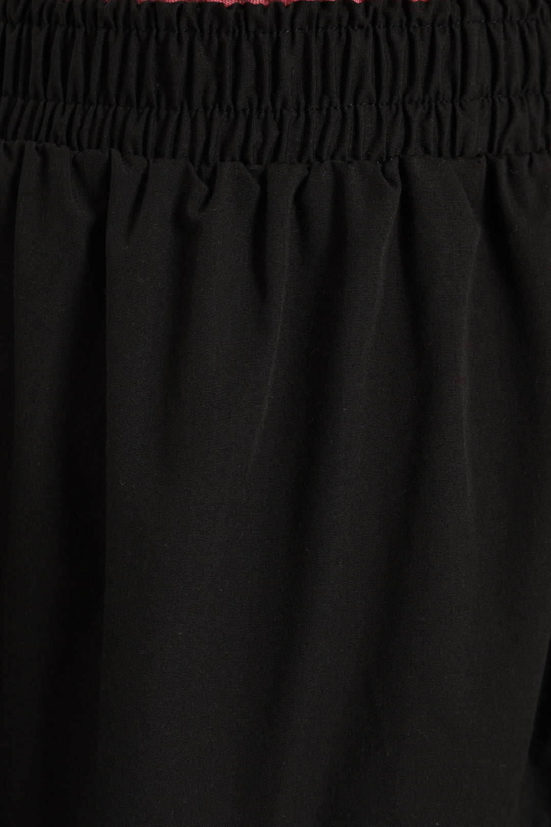 Tiered Poplin Flare Midaxi Skirt - Black