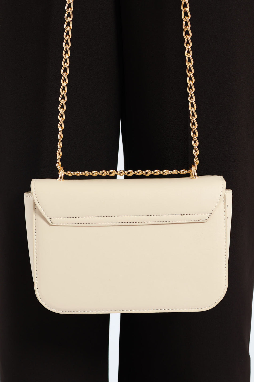 Gold Hardware Satchel - Beige