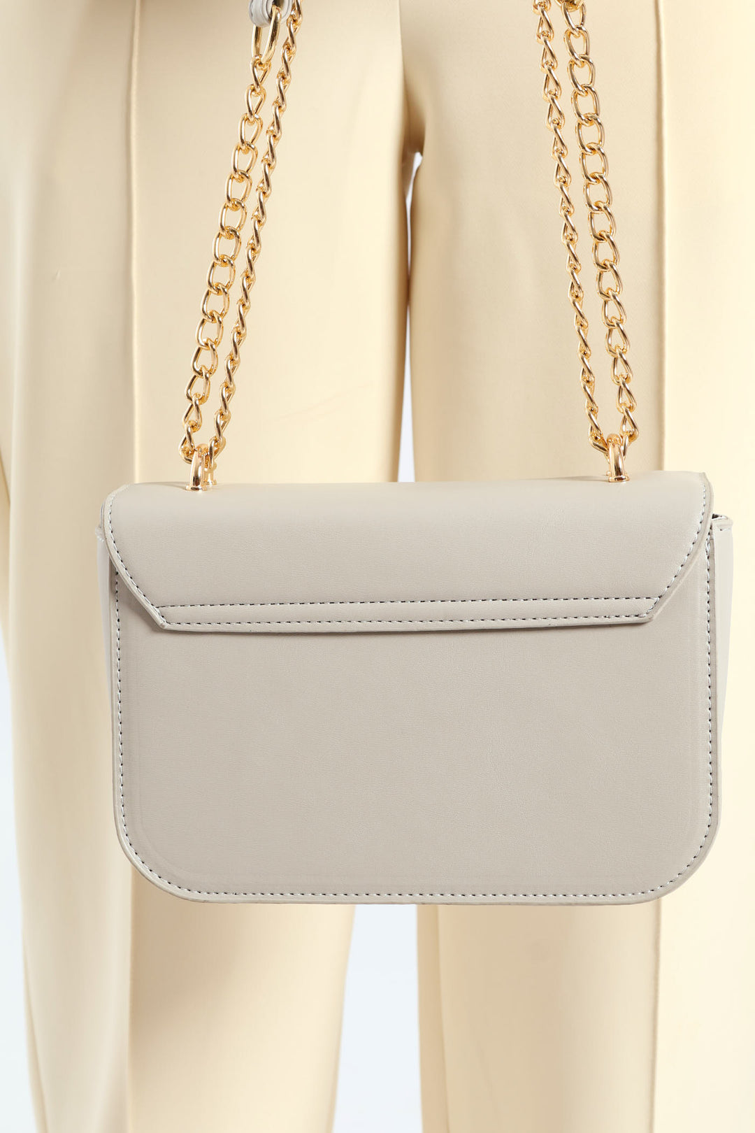 Gold Hardware Satchel - Grey Dawn