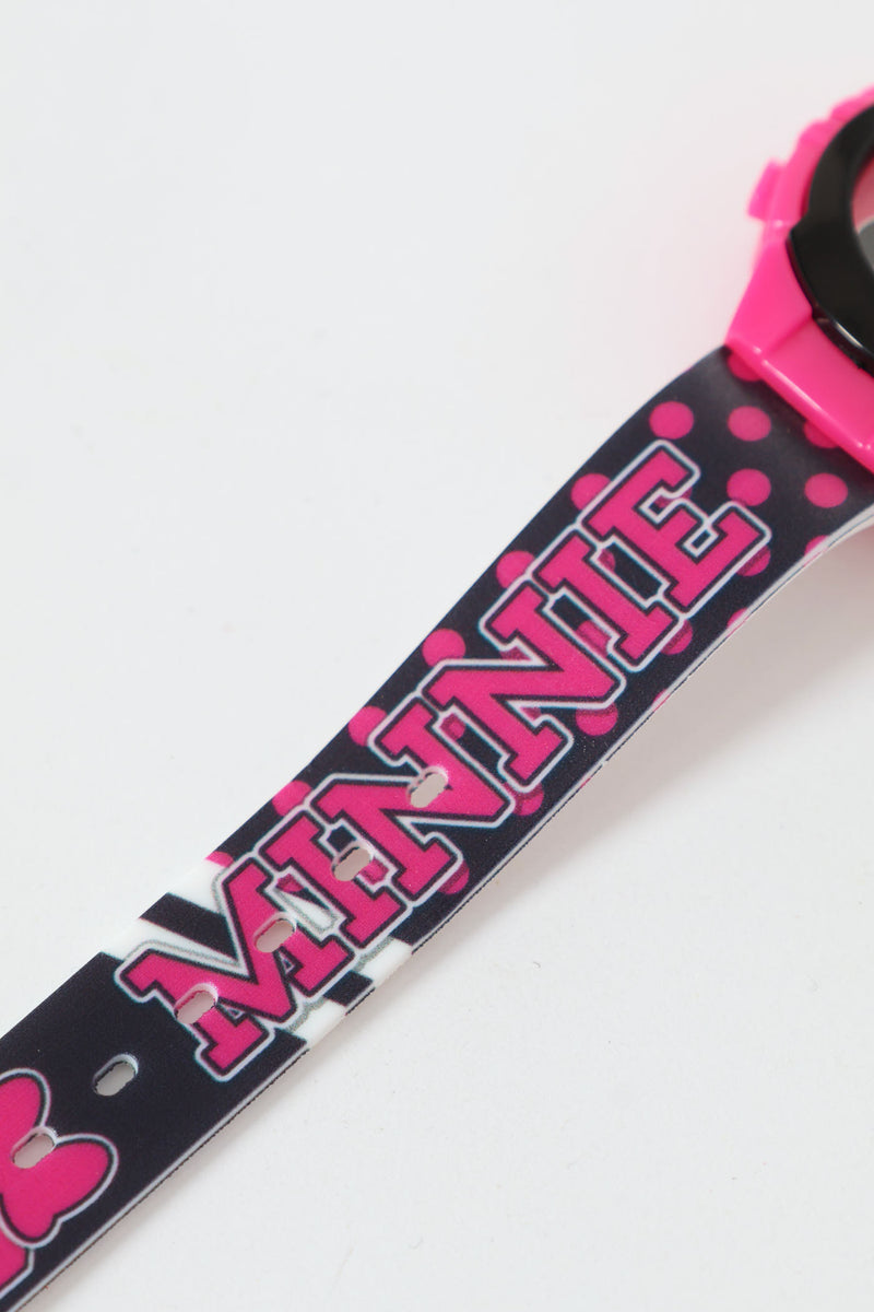 Pre-Girls Minnie Digi Watch - Pink