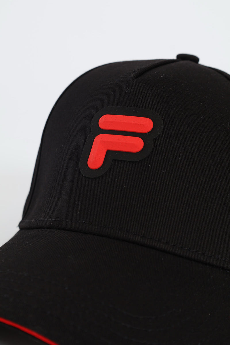 Gull Cap - Black/Red