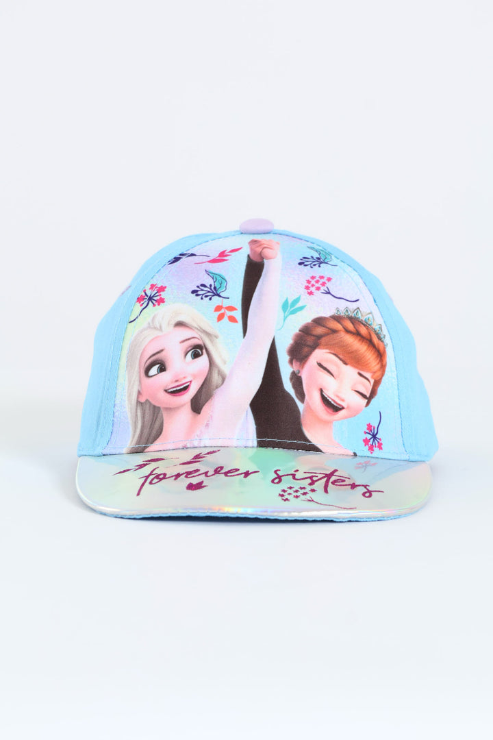 Pre-Girls Frozen Forever Sisters Cap - Blue