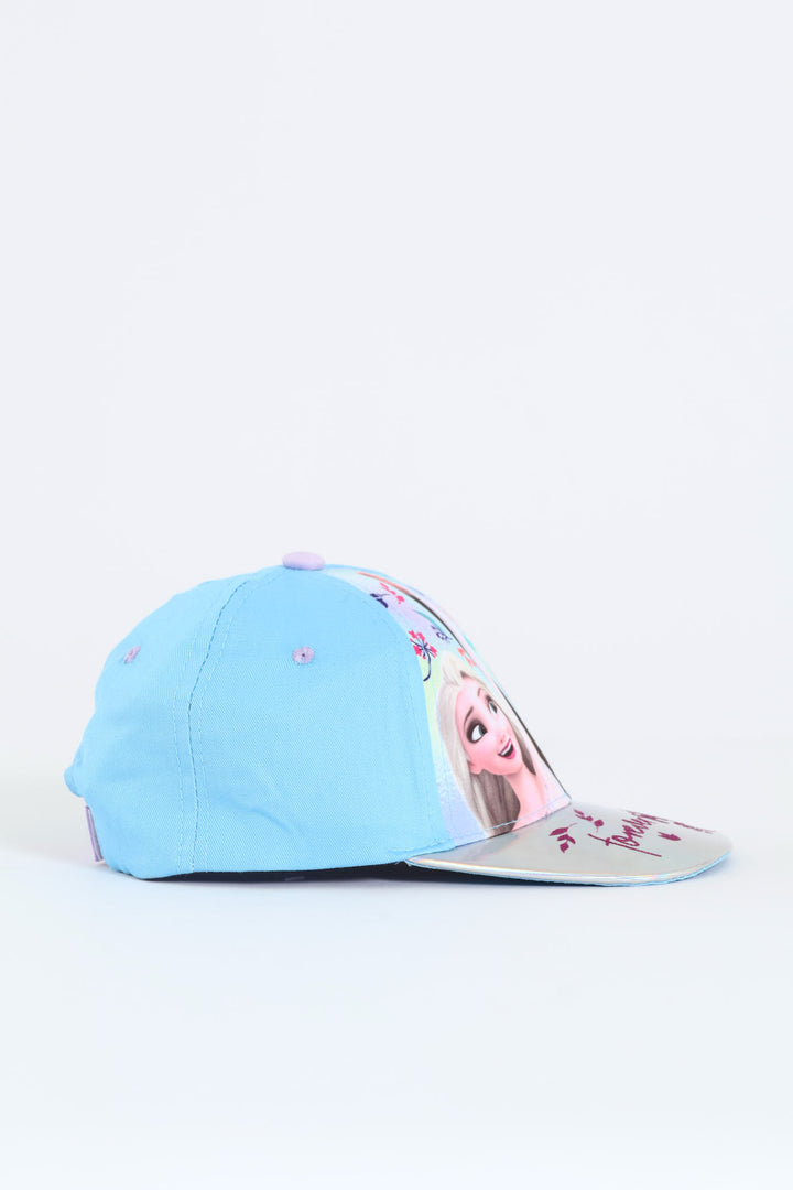 Pre-Girls Frozen Forever Sisters Cap - Blue