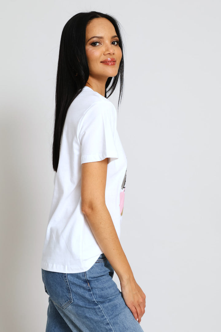 Brushstroke Inspire By Tee - White