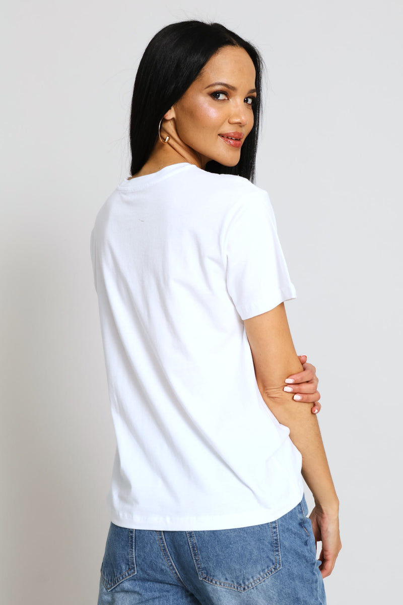 Brushstroke Inspire By Tee - White