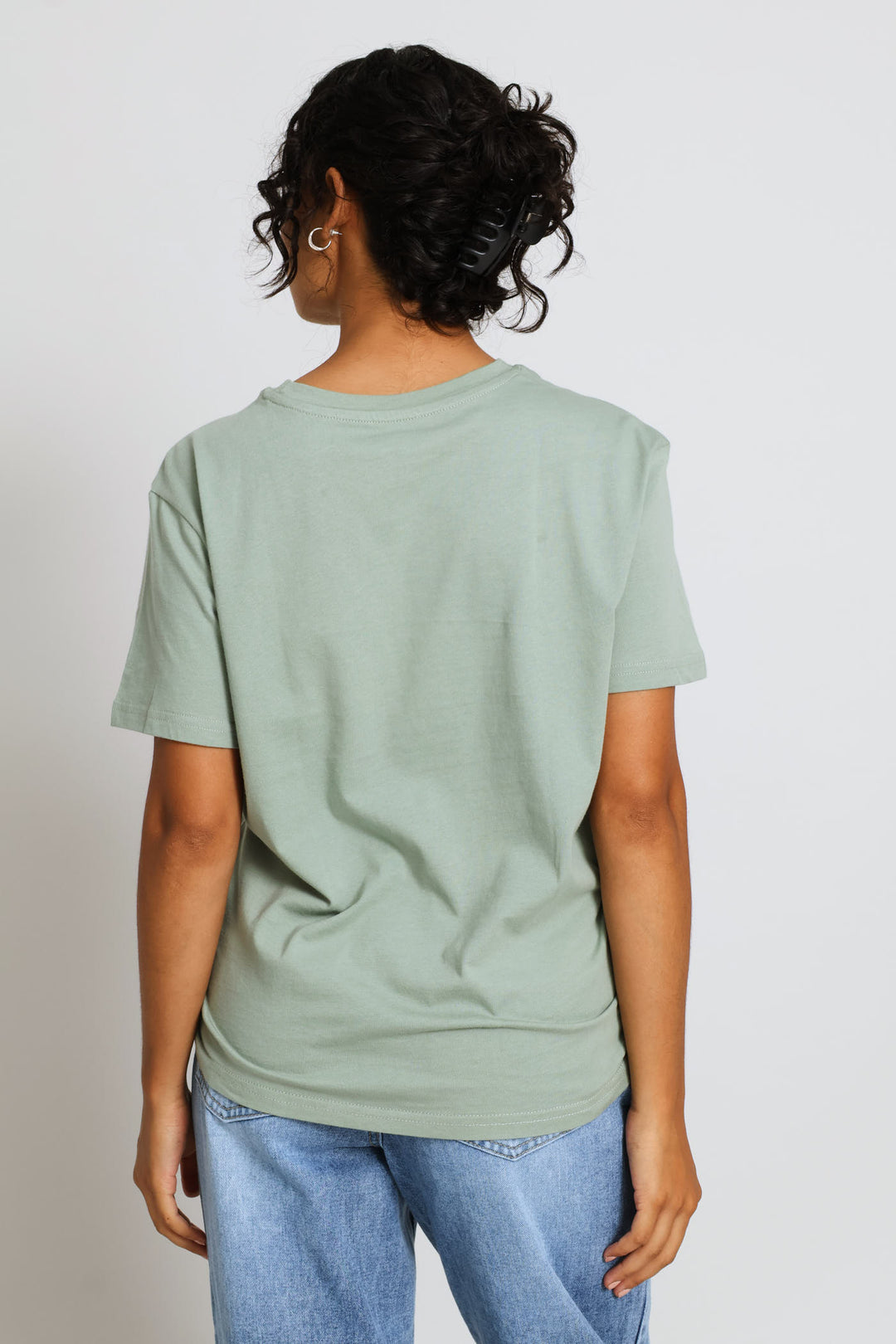 Be Kind Circle Animal Tee - Sage