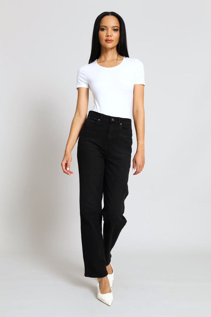 Classic Straight Leg Denim - Black