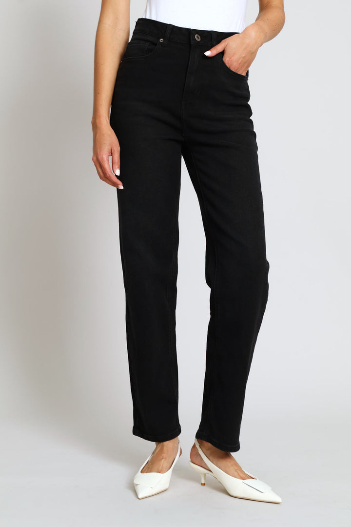 Classic Straight Leg Denim - Black