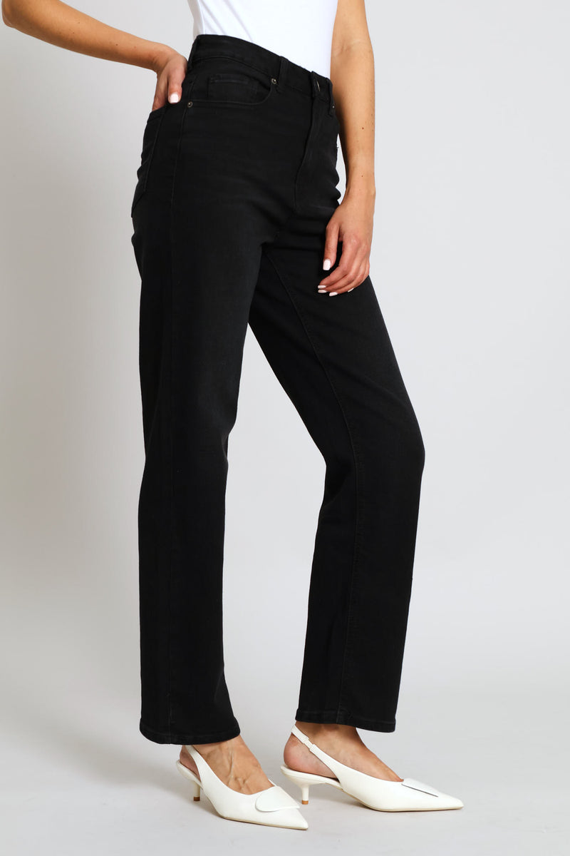 Classic Straight Leg Denim - Black