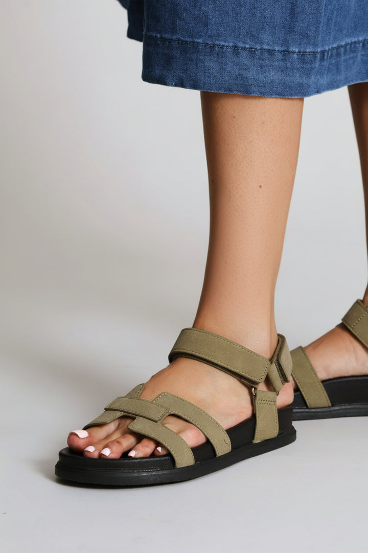 Ankle Strap H Sandal - Fatigue